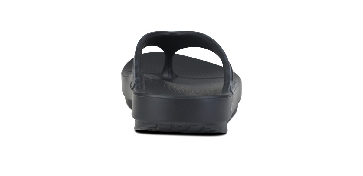 OOFOS BAUER x Men's OOriginal Sport Flip-Flop Sandals - Black Asphalt