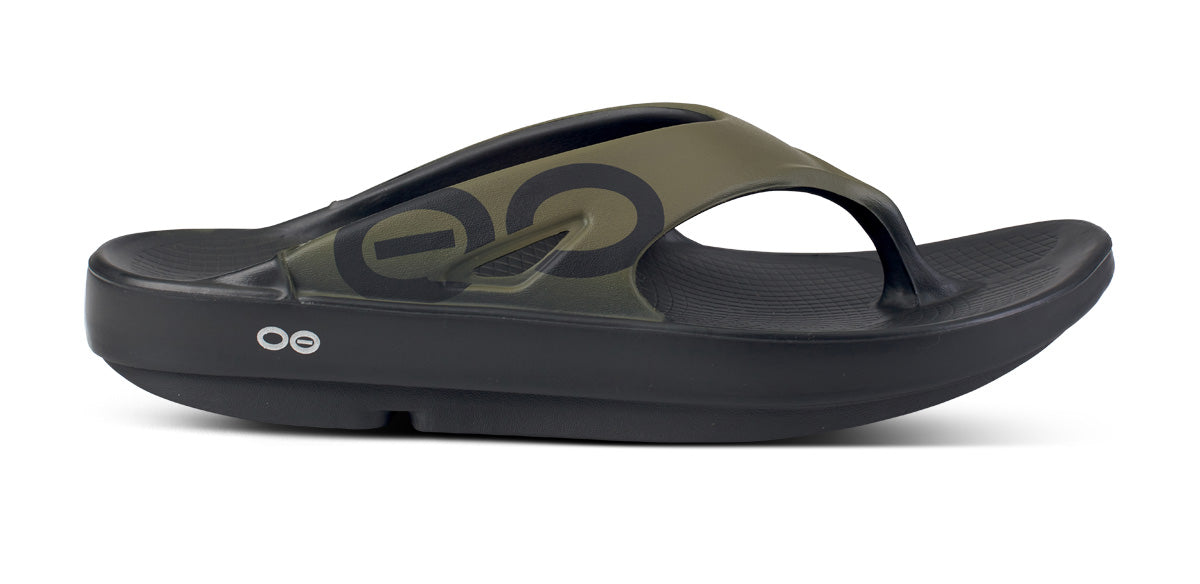 OOFOS Men's OOriginal Sport Flip-Flop Sandals - Tactical Green