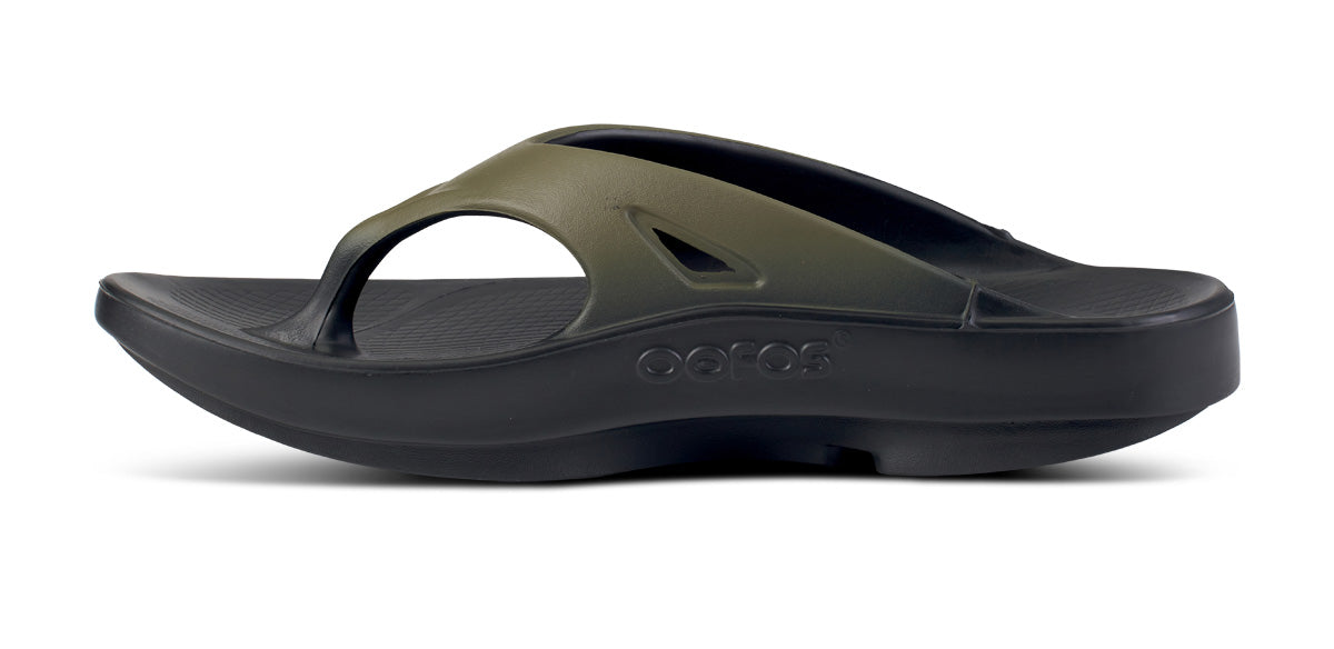 OOFOS Women's OOriginal Sport Flip-Flop Sandals - Tactical Green