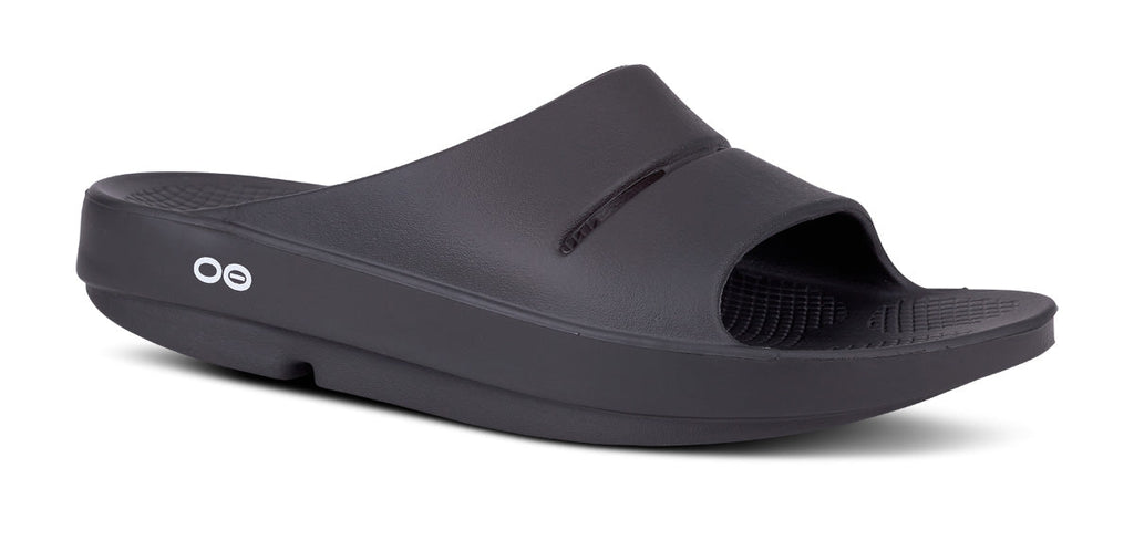 OOFOS Women's OOahh Slide Sandal - Black