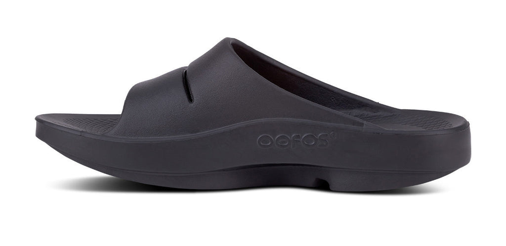 OOFOS Women's OOahh Slide Sandal - Black
