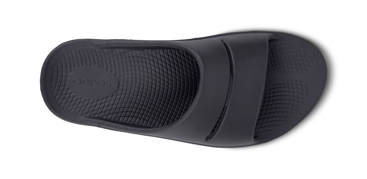 OOFOS Women's OOahh Slide Sandal - Black