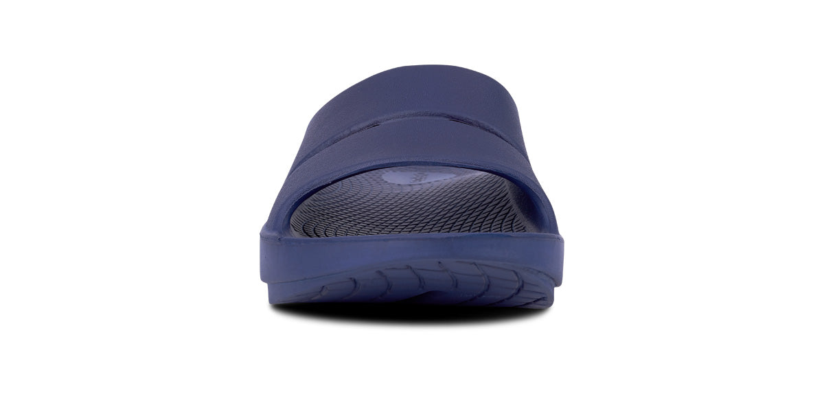 OOFOS Women's OOahh Slide Sandal - Navy