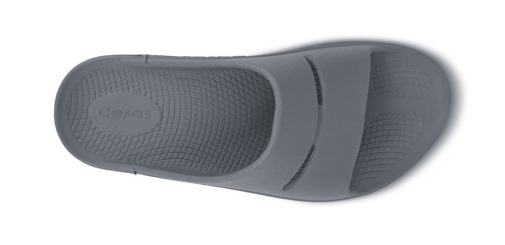 OOFOS Men's OOahh Slide Sandal - Slate