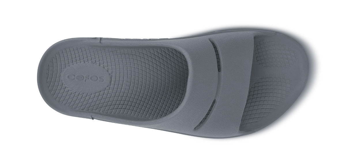 OOFOS Men's OOahh Slide Sandal - Slate