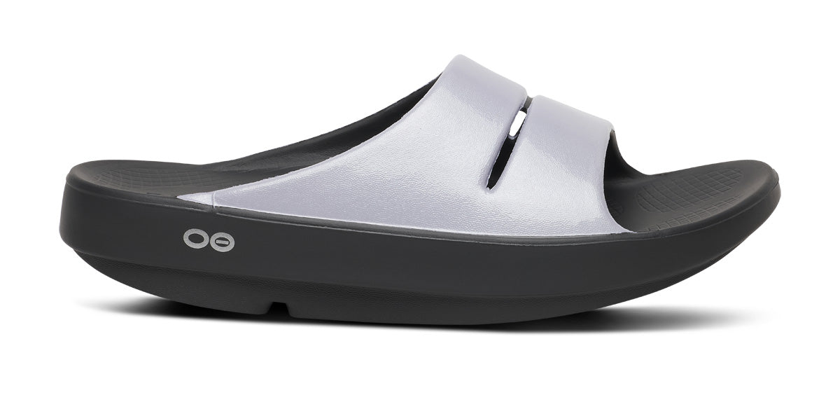 OOFOS Women's OOahh Luxe Slide Sandal - Lavender Bliss