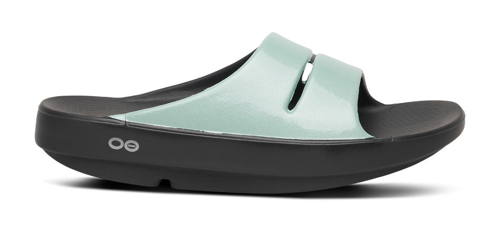 OOFOS Women's OOahh Luxe Slide Sandal - Oasis