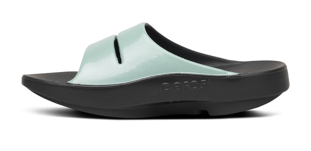 OOFOS Women's OOahh Luxe Slide Sandal - Oasis