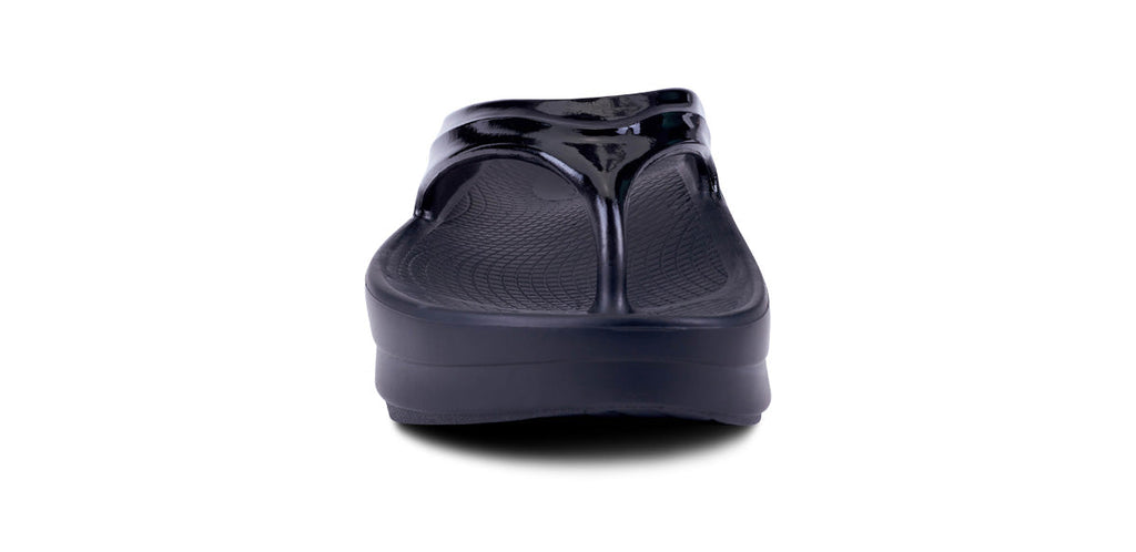 OOFOS Women's OOmega OOlala Flip-Flop Sandals - Black