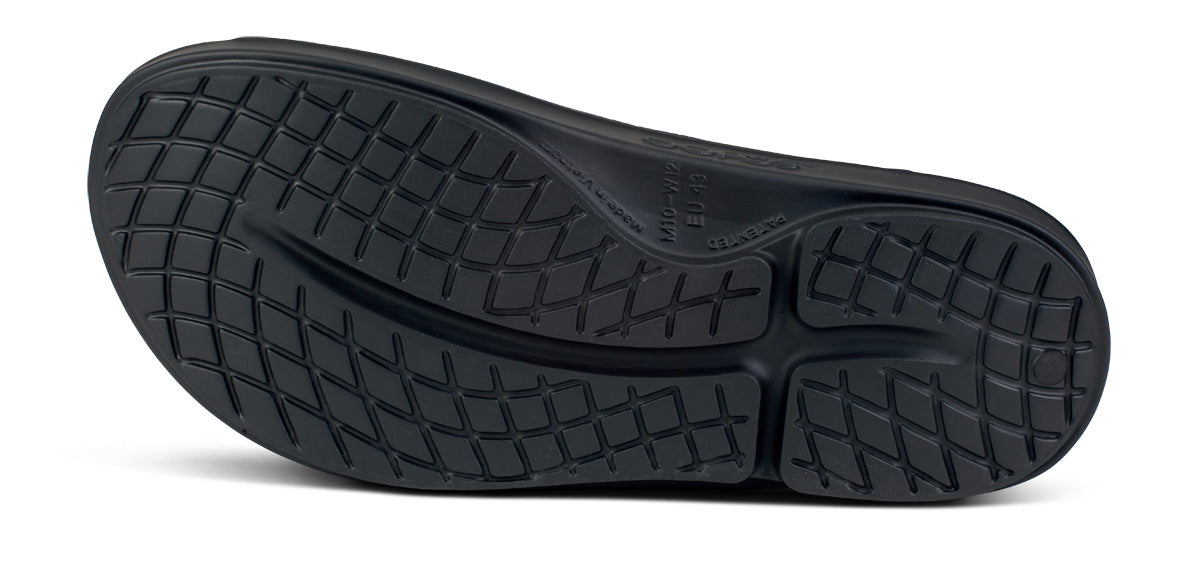 OOFOS FJ x Men's OOahh Sport Slide Sandal - Black