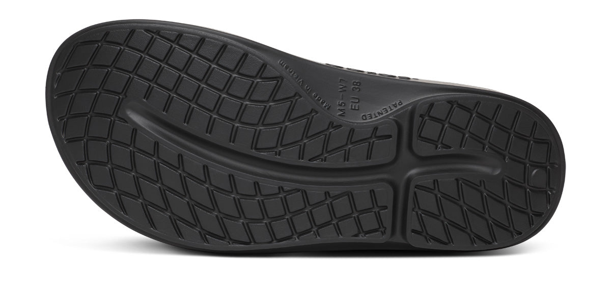 OOFOS Women's OOahh Sport Slide Sandal - Green Camo