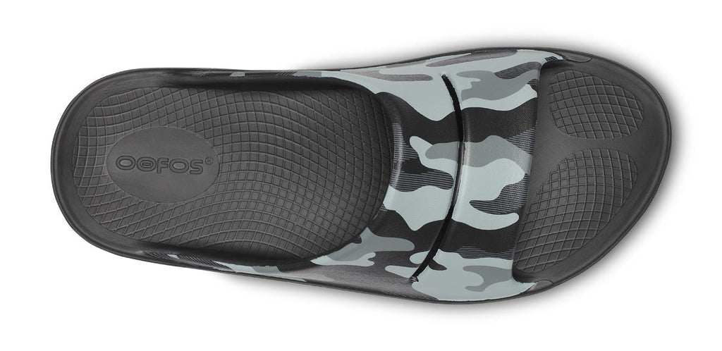 OOFOS Women's OOahh Sport Slide Sandal - Night Camo