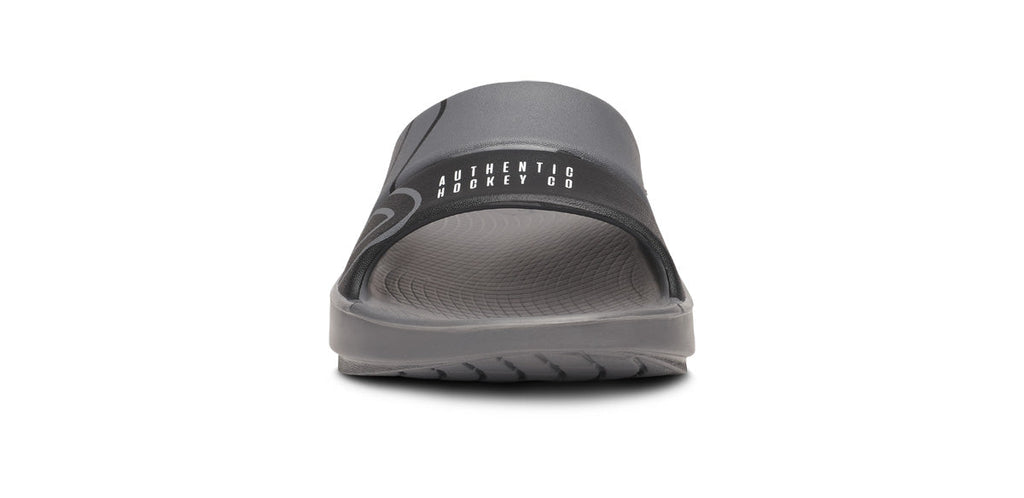 OOFOS BAUER x Women's OOahh Sport Slide Sandal - Slate