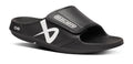 OOFOS BAUER x Women's OOahh Sport Flex Slide Sandals - Black