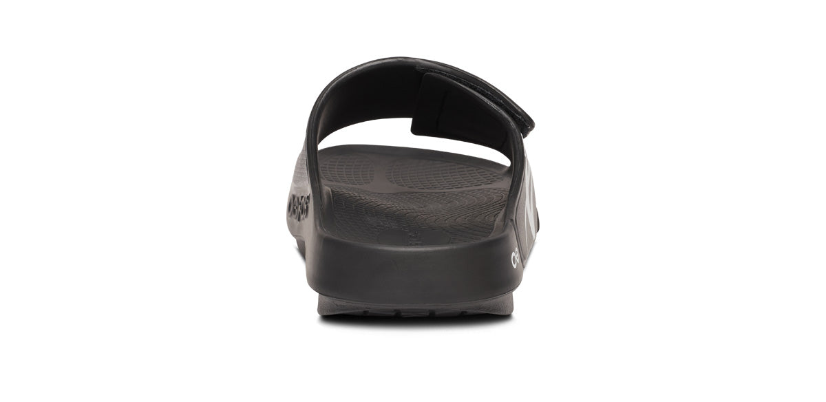 OOFOS BAUER x Men's OOahh Sport Flex Slide Sandals - Black