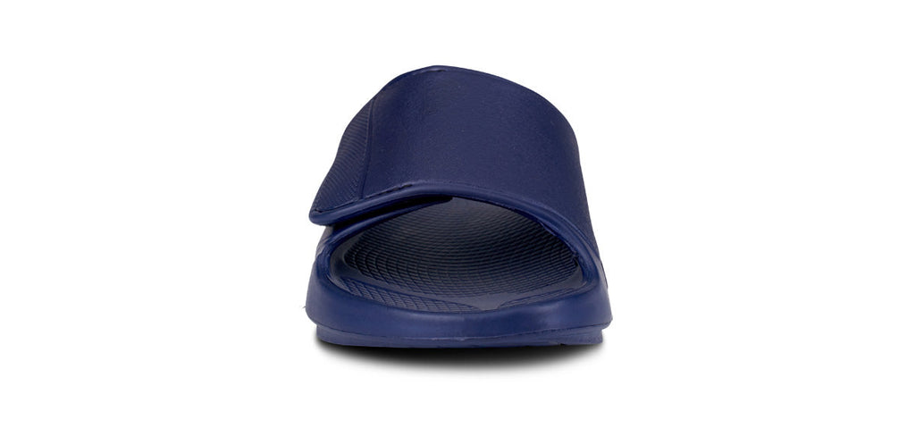 OOFOS Women's OOahh Sport Flex Slide Sandals - Navy