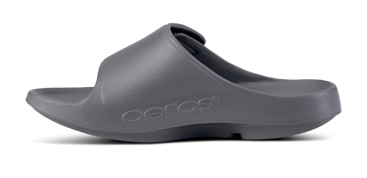 OOFOS Men's OOahh Sport Flex Slide Sandals - Slate