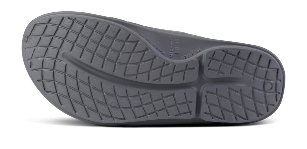 OOFOS Women's OOahh Sport Flex Slide Sandals - Slate
