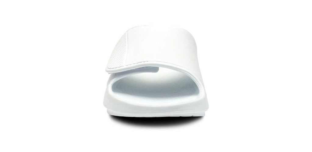 OOFOS Women's OOahh Sport Flex Slide Sandals - White