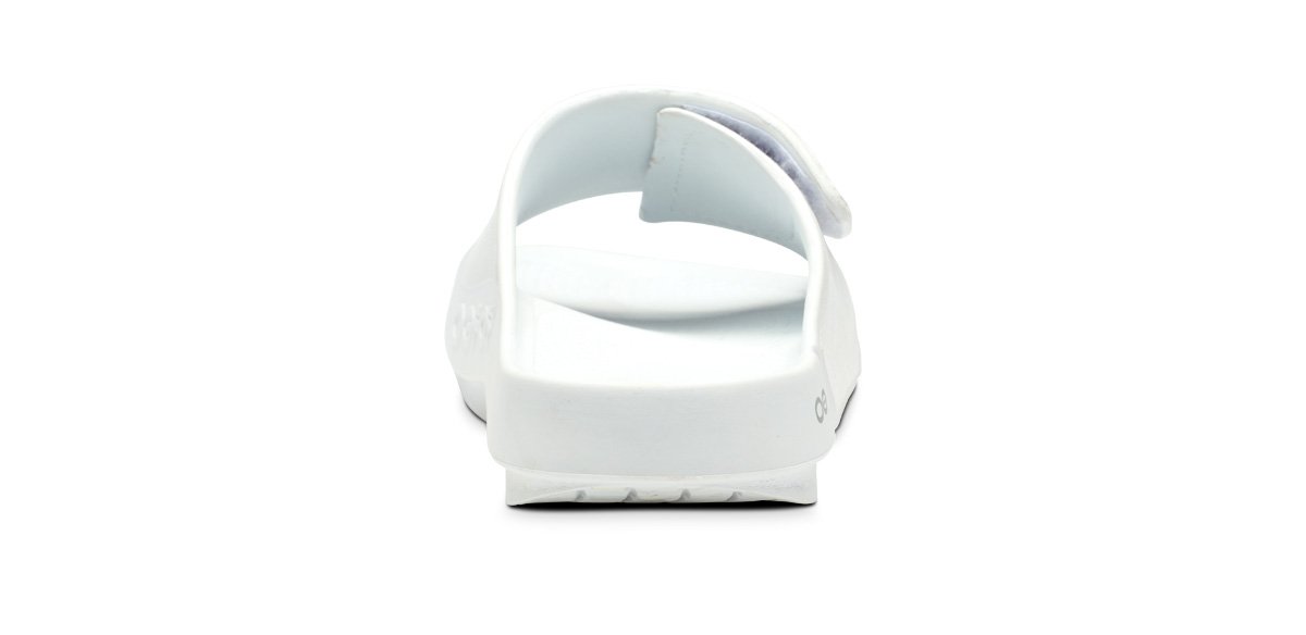 OOFOS Women's OOahh Sport Flex Slide Sandals - White
