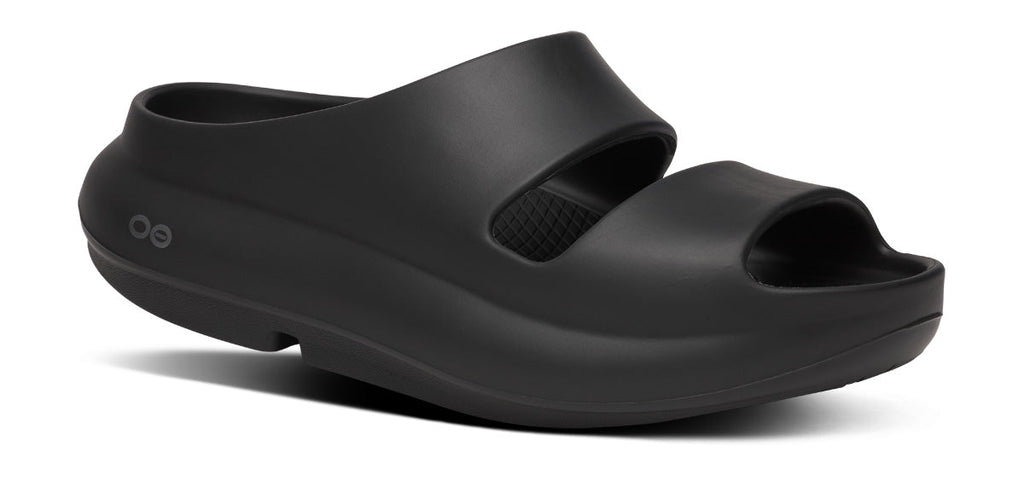 OOFOS Women's OOyea Slide Sandal - Black