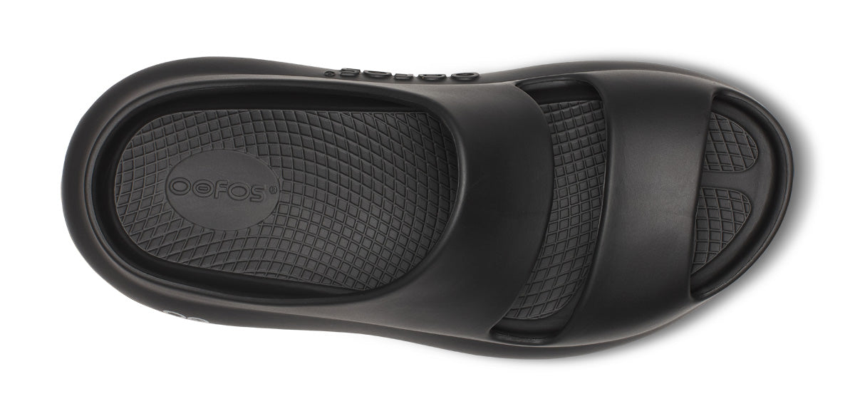 OOFOS Women's OOyea Slide Sandal - Black