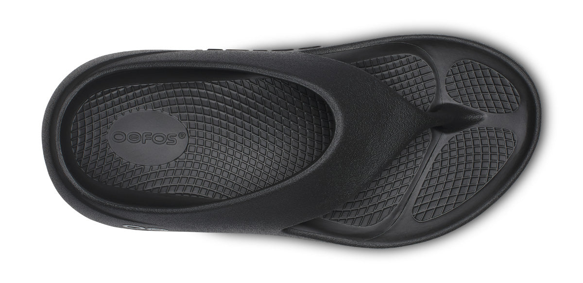OOFOS Women's OOriginal PLUS Flip-Flop Sandals - Black