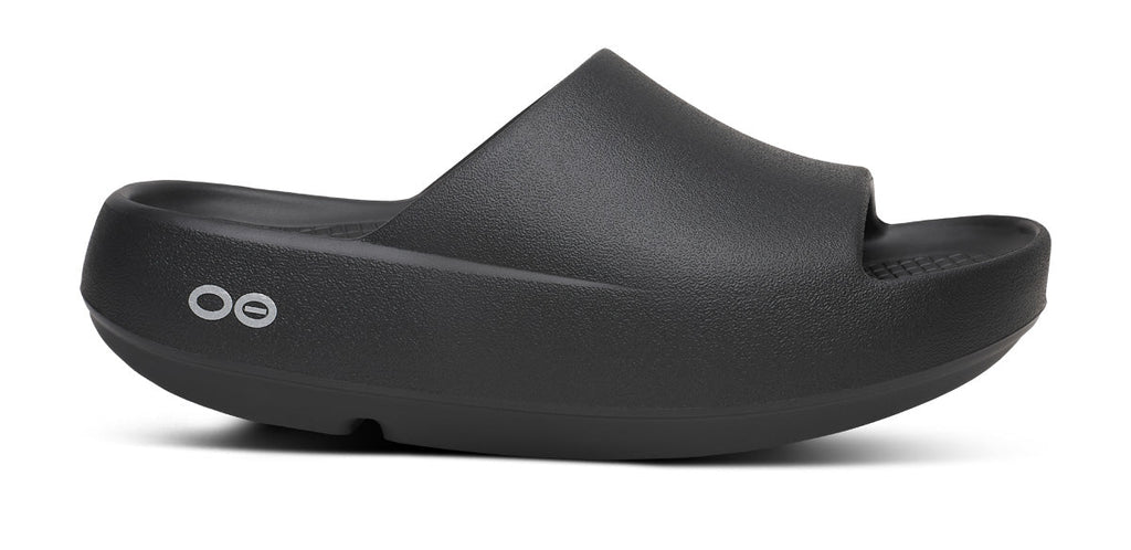 OOFOS Women's OOahh PLUS Slide Sandal - Black