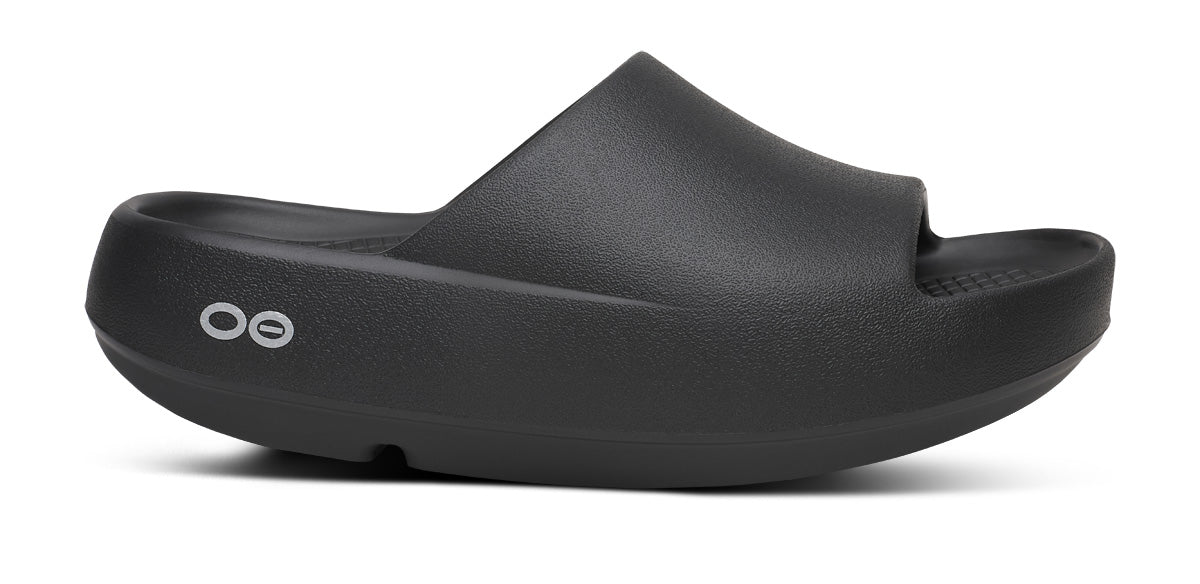 OOFOS Women's OOahh PLUS Slide Sandal - Black