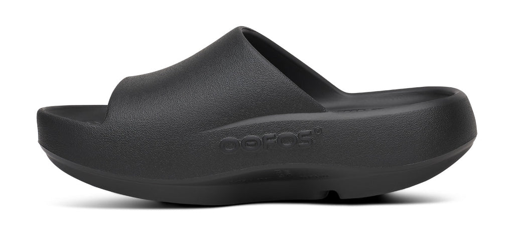 OOFOS Men's OOahh PLUS Slide Sandal - Black