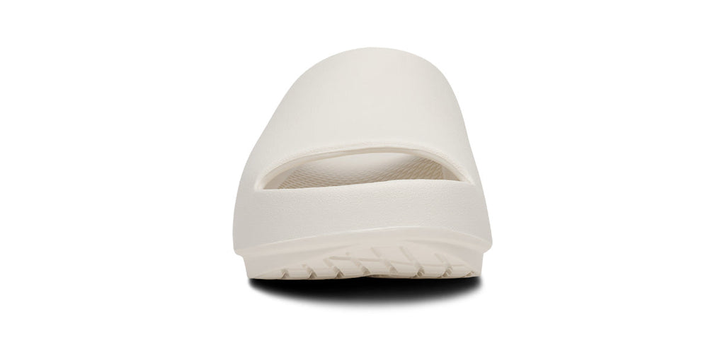OOFOS Women's OOahh PLUS Slide Sandal - Chalk