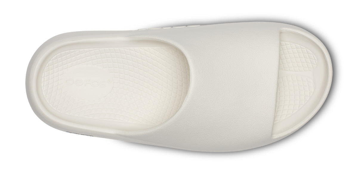 OOFOS Men's OOahh PLUS Slide Sandal - Chalk