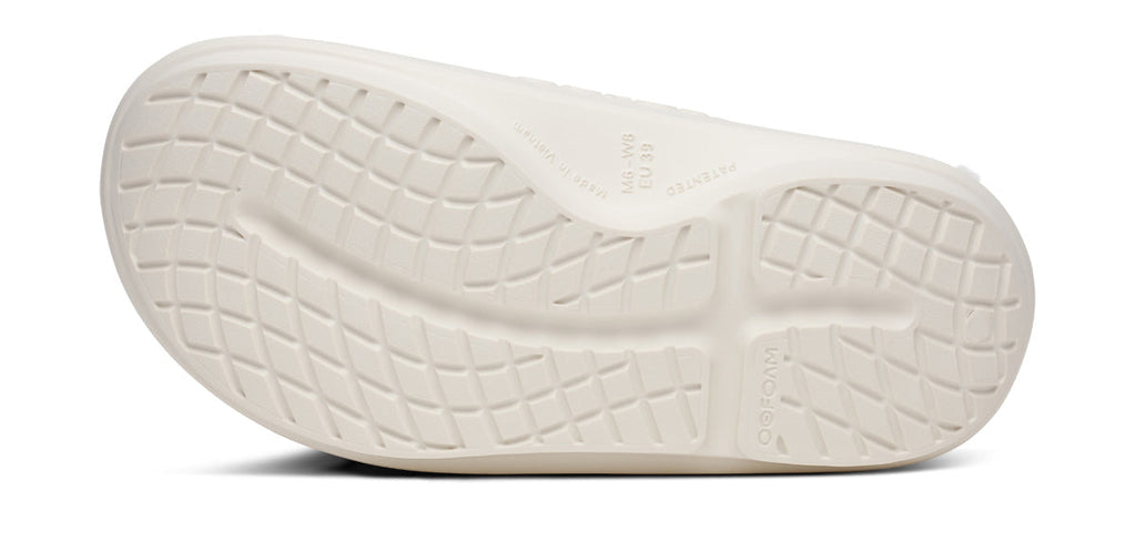 OOFOS Men's OOahh PLUS Slide Sandal - Chalk