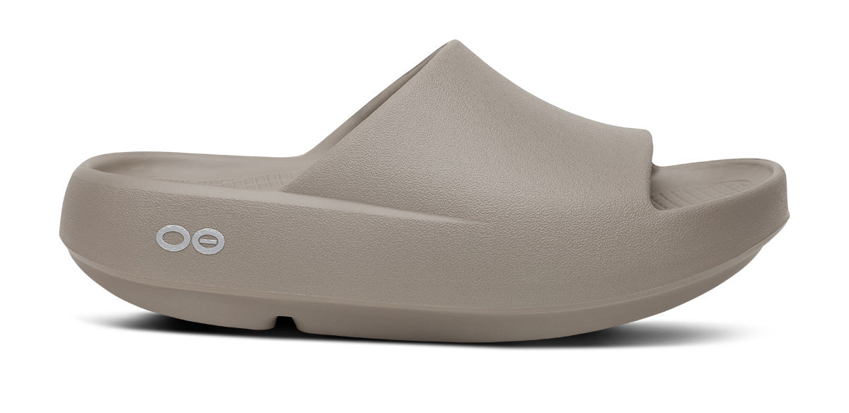 OOFOS Women's OOahh PLUS Slide Sandal - Driftwood