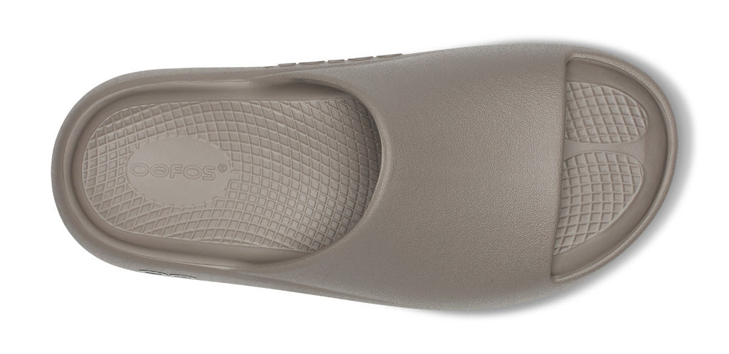 OOFOS Women's OOahh PLUS Slide Sandal - Driftwood