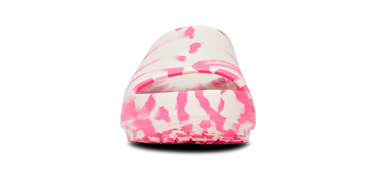 OOFOS Women's Limited Edition OOahh PLUS Slide Sandal - Project Pink