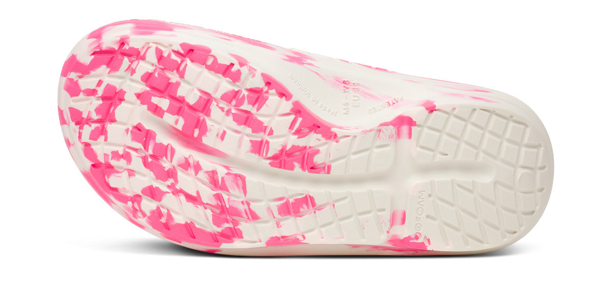 OOFOS Women's Limited Edition OOahh PLUS Slide Sandal - Project Pink