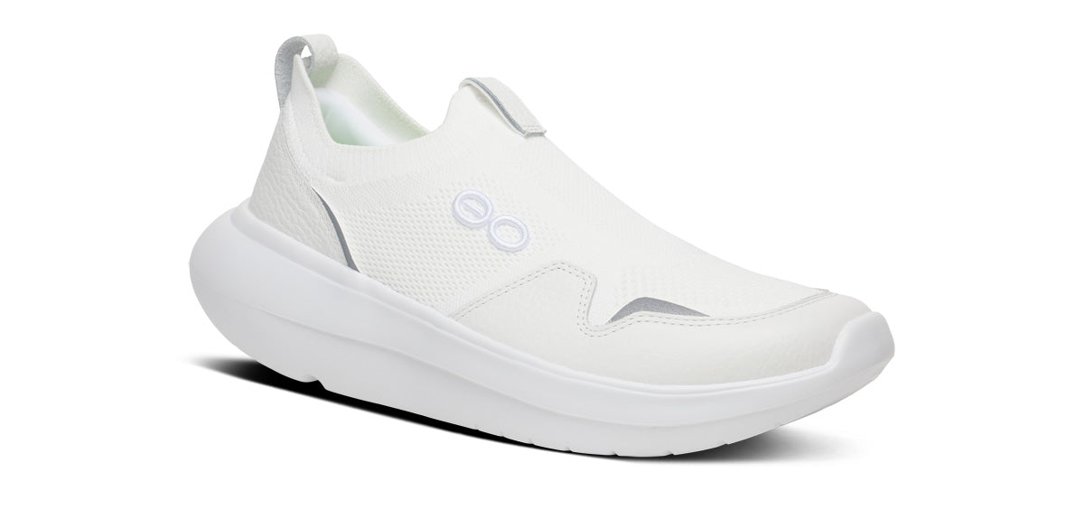 OOFOS Women's Glide Sneakers - White