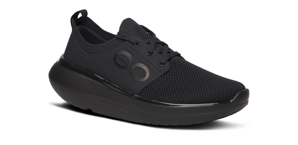OOFOS Women's OOmy Stride Sneakers - Black