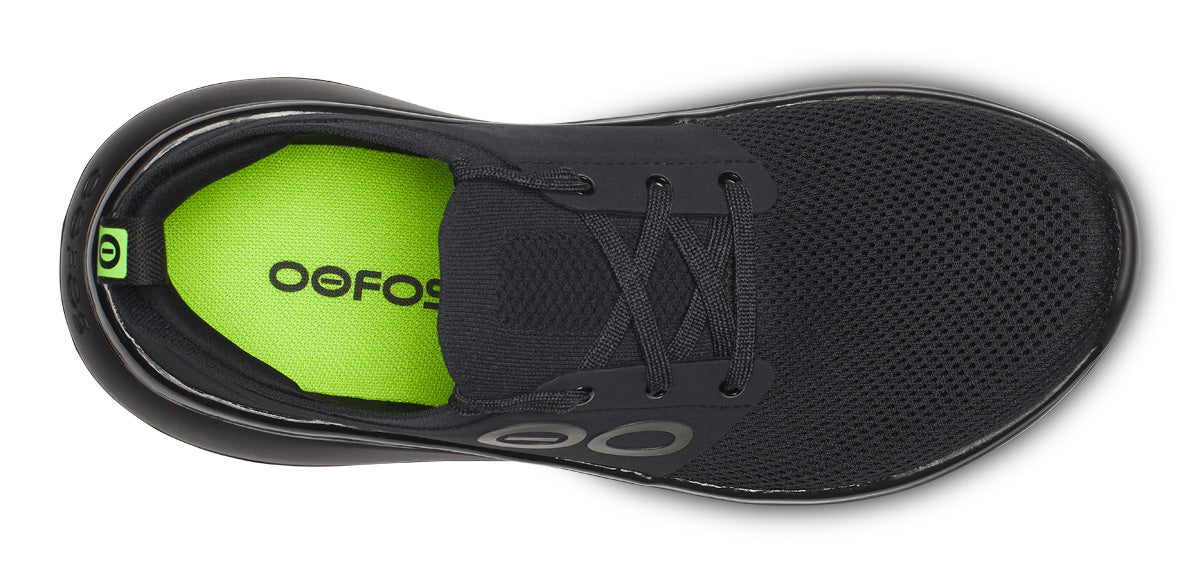 OOFOS Women's OOmy Stride Sneakers - Black