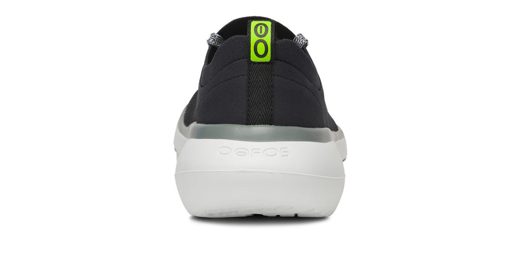 OOFOS Women's OOmy Stride Sneakers - White Black
