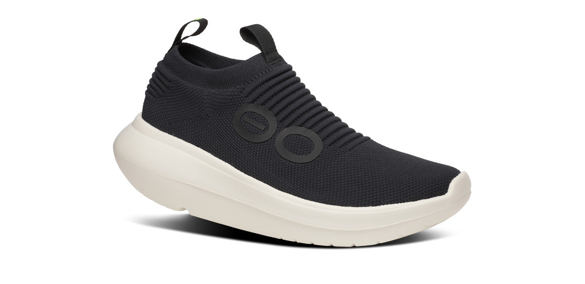 OOFOS Men's OOmy Zen Sneakers - Chalk Black