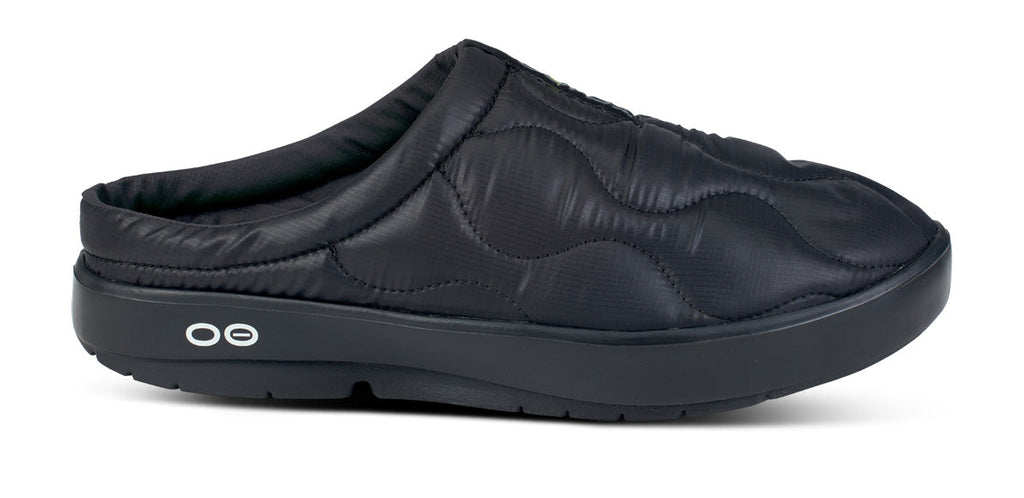 OOFOS Women's OOcoozie Thermo Mule Slippers - Black