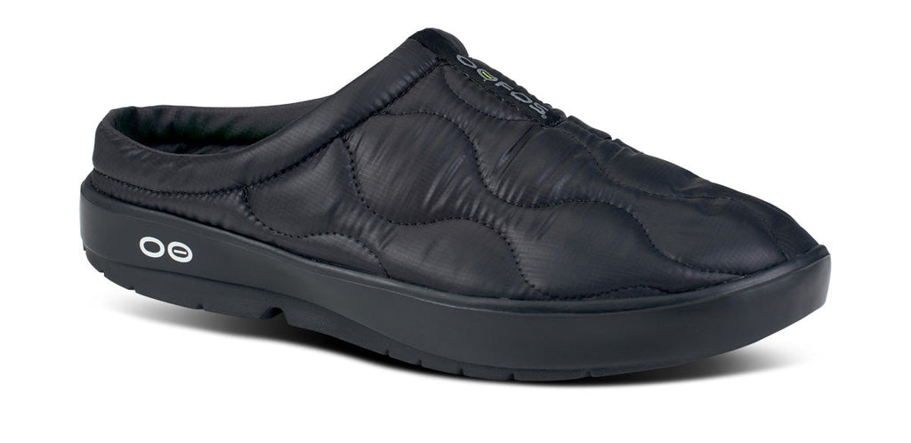OOFOS Women's OOcoozie Thermo Mule Slippers - Black