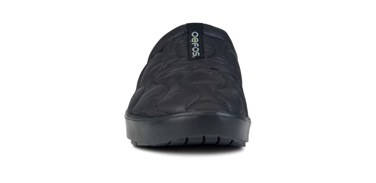 OOFOS Women's OOcoozie Thermo Mule Slippers - Black