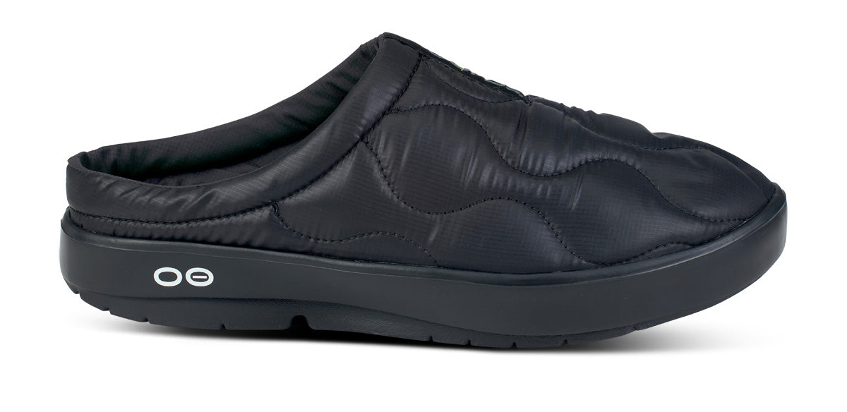 OOFOS Men's OOcoozie Thermo Mule Slippers - Black