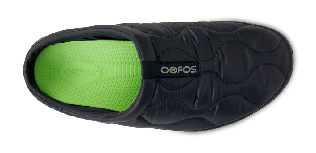 OOFOS Men's OOcoozie Thermo Mule Slippers - Black