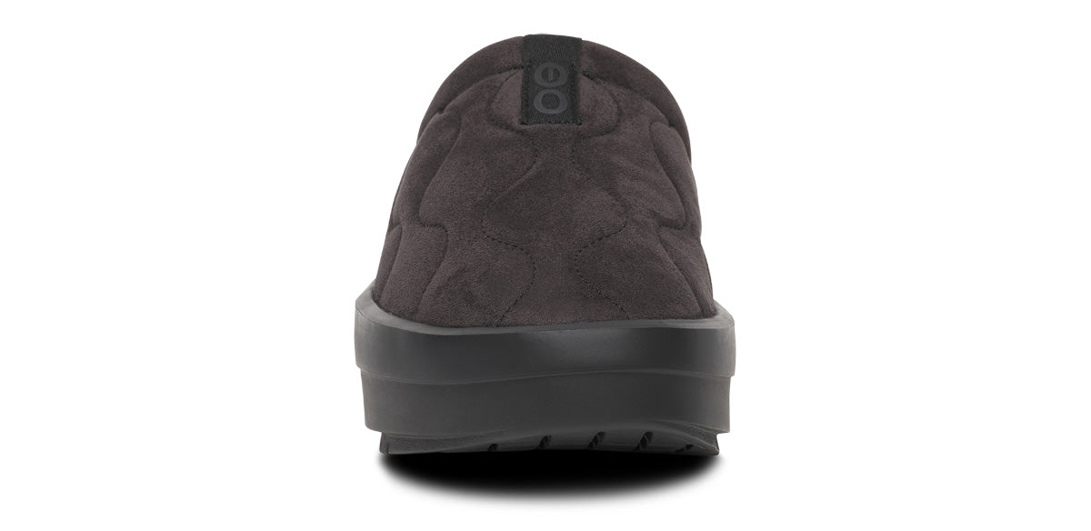 OOFOS Women's OOmega Posh Mule Slippers - Black
