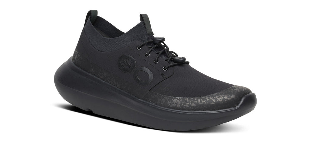 OOFOS Men's Roam Ripstop Sneakers - Black