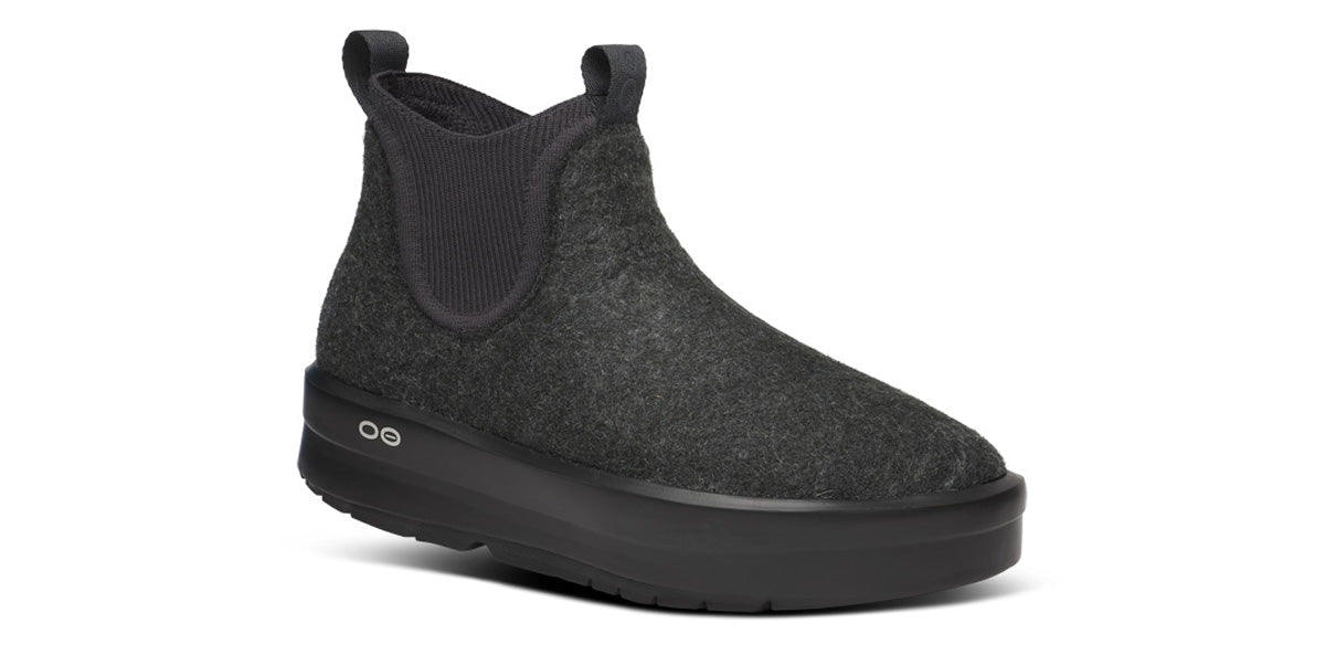 OOFOS Women's OOmega Londoner Boots - Charcoal